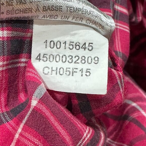 ARIAT Pro Series Fitted Button Down‎ Long Sleeve Plaid Shirt XXL Western Cowboy - Picture 10 of 10